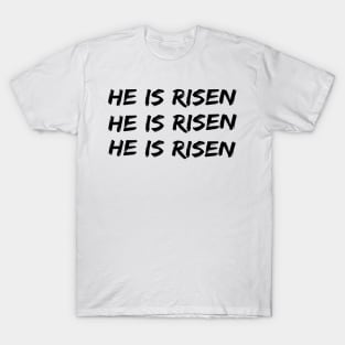 He Is Risen Cool Inspirational Easter Christian T-Shirt